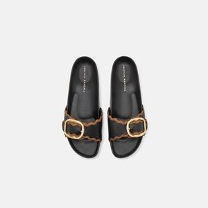 Loeffler Randall Iris Sandal - Black/Cacao